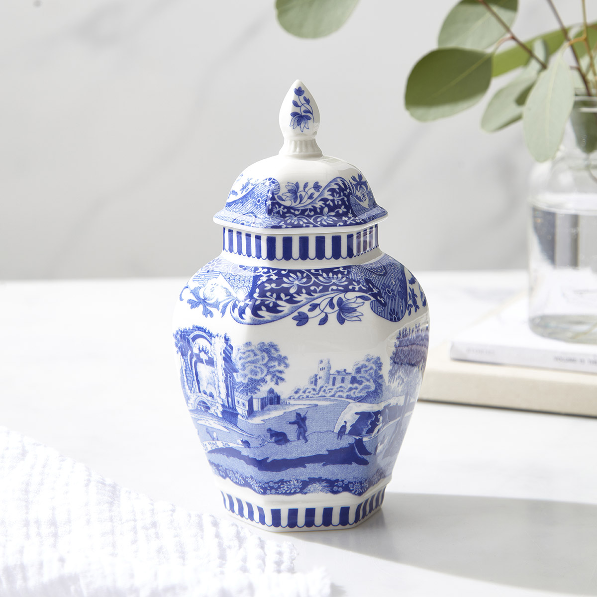 Blue Italian Mini Vase image number null